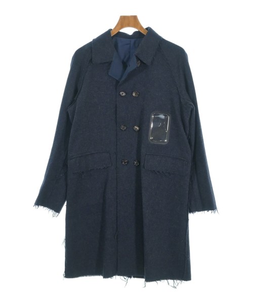 UNDERCOVERISM(アンダーカバイズム)ステンカラーコート 紺 サイズ:3(L位)/2200693758013