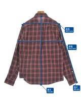 UNDERCOVERISM（アンダーカバイズム）カジュアルシャツ 赤 サイズ:2(M位) メンズ/2200646482101