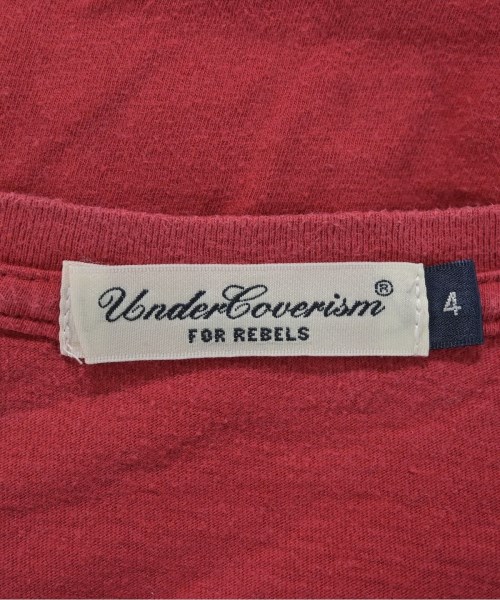 UNDERCOVERISM（アンダーカバイズム）Tシャツ・カットソー 赤 サイズ:4(XL位) メンズ/2200636189645