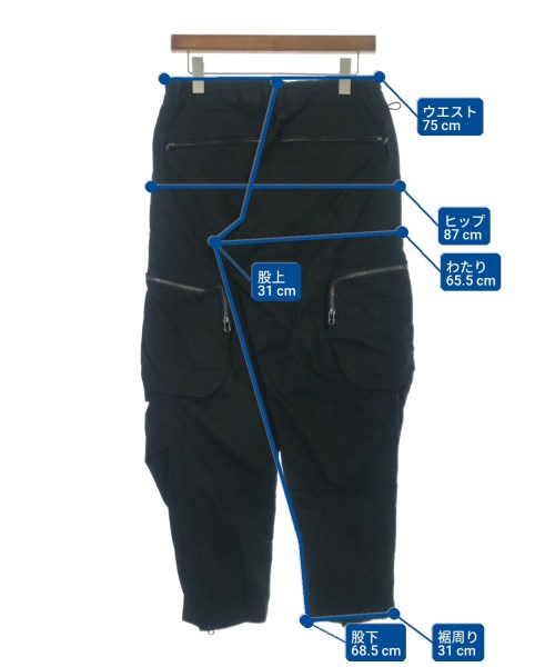 bal（バル）カーゴパンツ 黒 サイズ:M メンズ/2200621339123