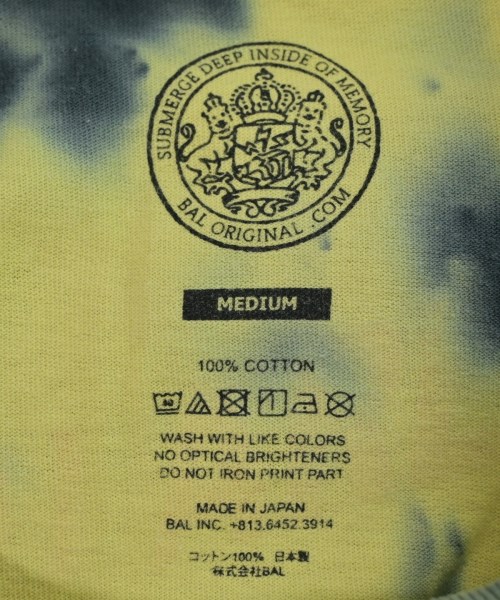 bal（バル）Tシャツ・カットソー 黄 サイズ:M メンズ/2200626528065