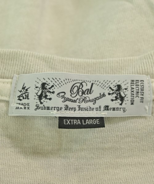 bal（バル）Tシャツ・カットソー ベージュ サイズ:XL メンズ/2200681325142