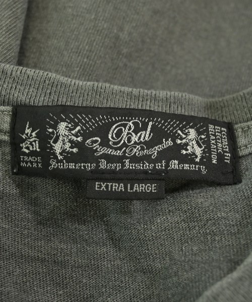 bal（バル）Tシャツ・カットソー グレー サイズ:XL メンズ/2200681325159