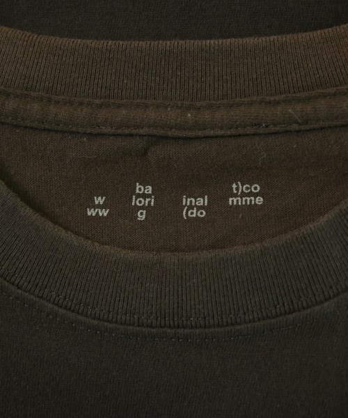bal（バル）Tシャツ・カットソー 茶 サイズ:1(L位) メンズ/2200650675131