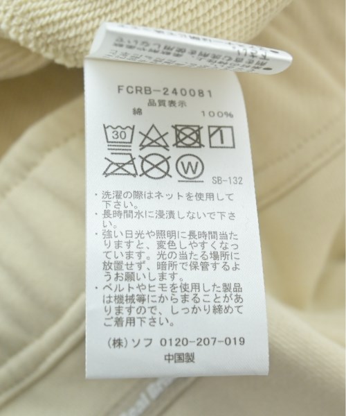F.C.R.B（エフシーアールビー）スウェットパンツ ベージュ サイズ:M メンズ/2200494460153