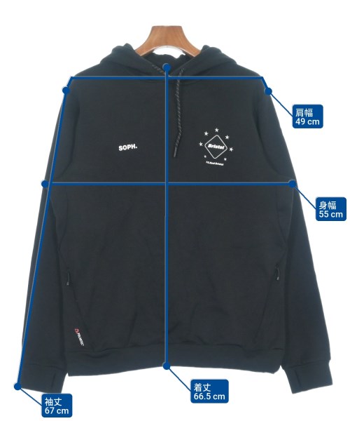 F.C.R.B（エフシーアールビー）パーカー 黒 サイズ:M メンズ/2200637258036