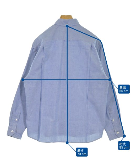 F.C.R.B（エフシーアールビー）カジュアルシャツ 青 サイズ:M メンズ/2200640650124