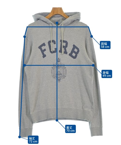 F.C.R.B（エフシーアールビー）パーカー グレー サイズ:S メンズ/2200533276042