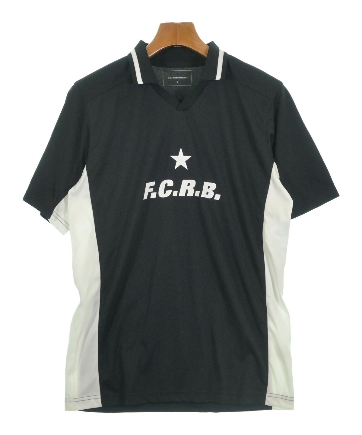 F.C.R.B（エフシーアールビー）ポロシャツ 黒 サイズ:S メンズ