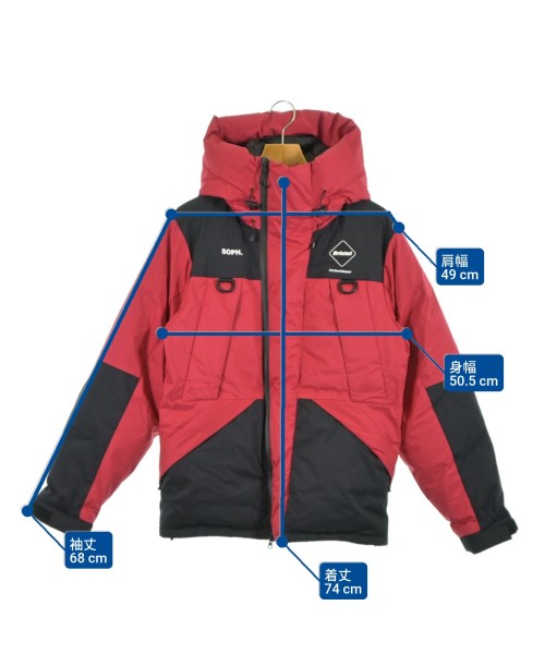 F.C.R.B（エフシーアールビー）ダウンジャケット/ダウンベスト 赤 サイズ:S メンズ/2200612386099