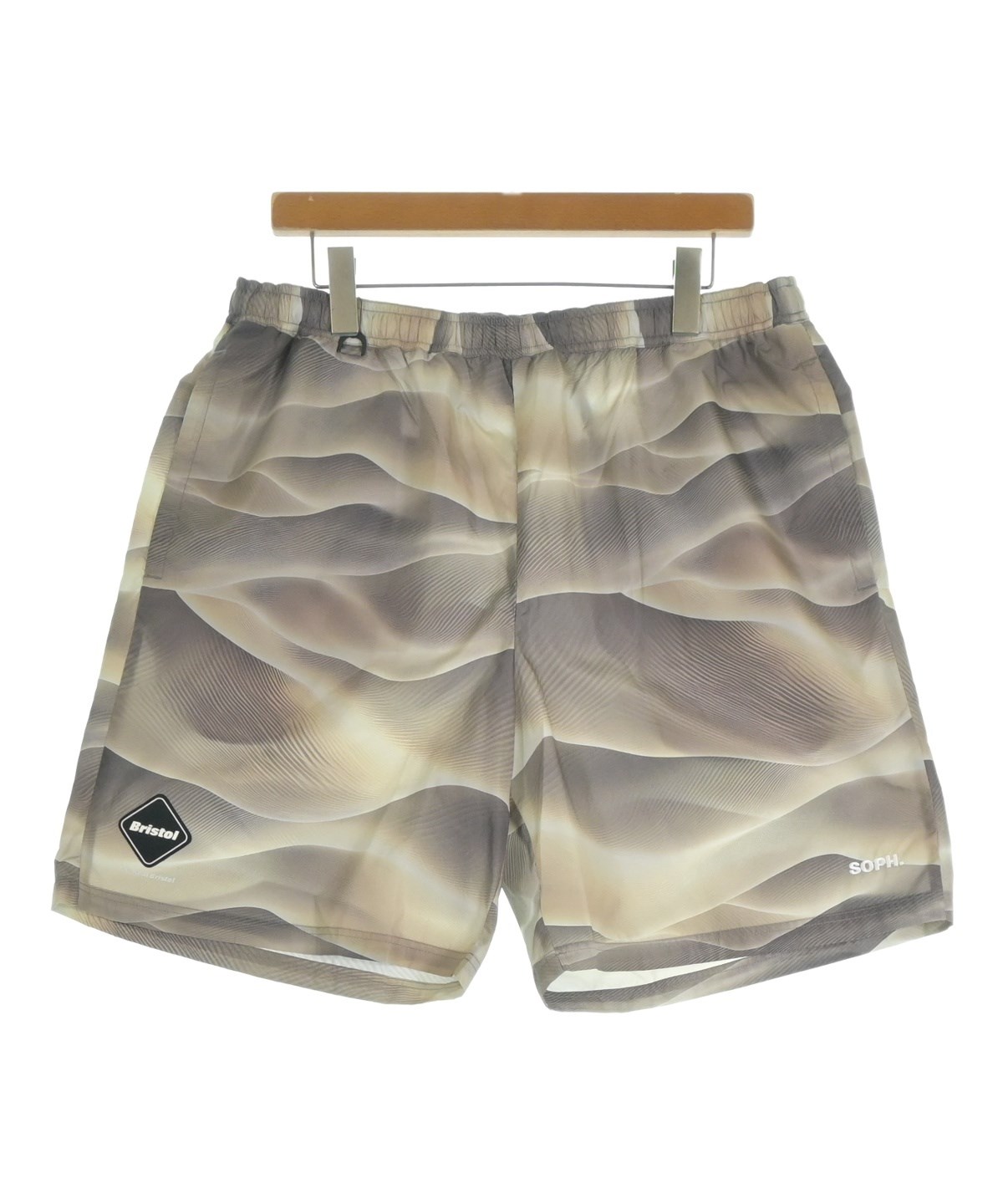 【新品】エフシーアールビー F.C.R.B. ショートパンツ サイズL F.C.R.B（エフシーアールビー）ショートパンツ ベージュ サイズ:L