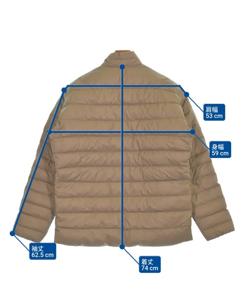 F.C.R.B（エフシーアールビー）ダウンジャケット/ダウンベスト ベージュ サイズ:L メンズ/2200626331016