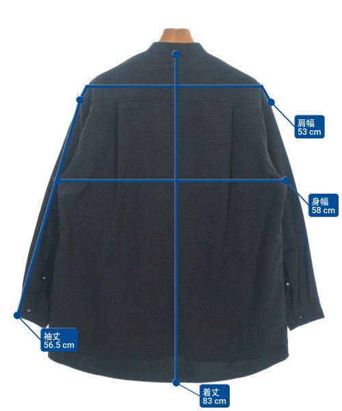 F.C.R.B（エフシーアールビー）カジュアルシャツ 黒 サイズ:1(S位) メンズ/2200627796036