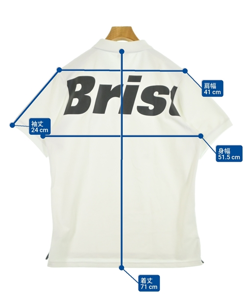 F.C.R.B（エフシーアールビー）ポロシャツ 白 サイズ:M メンズ/2200627796074