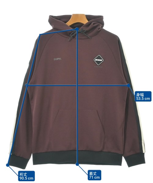 F.C.R.B（エフシーアールビー）パーカー 赤 サイズ:M メンズ/2200628949011