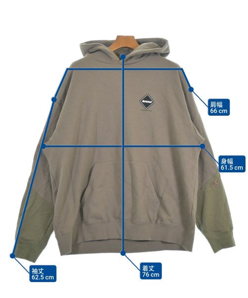 F.C.R.B（エフシーアールビー）パーカー 茶 サイズ:XL メンズ/2200623877166