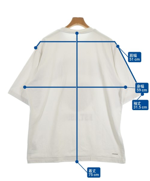 F.C.R.B（エフシーアールビー）Tシャツ・カットソー 白 サイズ:XL メンズ/2200623877234