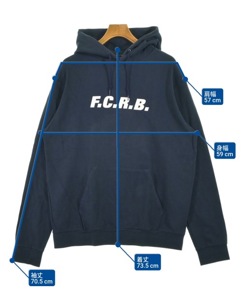 F.C.R.B（エフシーアールビー）パーカー 紺 サイズ:XL メンズ/2200632557400