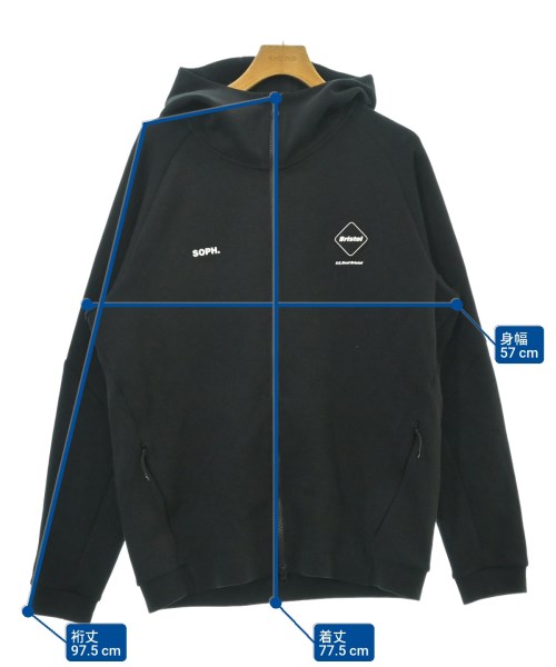 F.C.R.B（エフシーアールビー）パーカー 黒 サイズ:XL メンズ/2200619652067