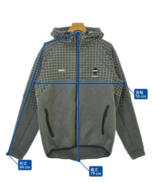 F.C.R.B（エフシーアールビー）パーカー グレー サイズ:XL メンズ/2200619970017