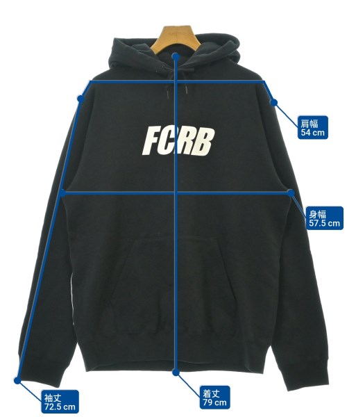 F.C.R.B（エフシーアールビー）パーカー 黒 サイズ:XL メンズ/2200619970024