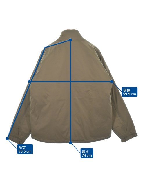 F.C.R.B（エフシーアールビー）ダウンジャケット/ダウンベスト 茶 サイズ:L メンズ/2200621015010