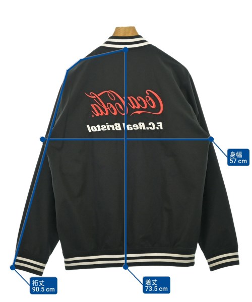 F.C.R.B（エフシーアールビー）スタジャン 黒 サイズ:XL メンズ/2200680908223