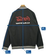 F.C.R.B（エフシーアールビー）スタジャン 黒 サイズ:XL メンズ/2200680908223