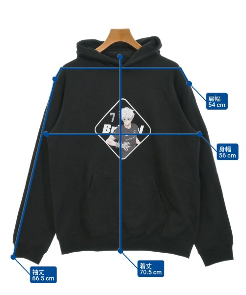 F.C.R.B（エフシーアールビー）パーカー 黒 サイズ:XL メンズ/2200679905127