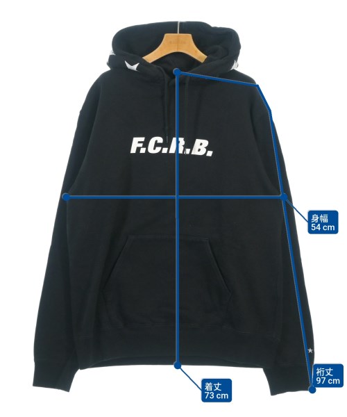 F.C.R.B（エフシーアールビー）パーカー 黒 サイズ:XL メンズ/2200679905257