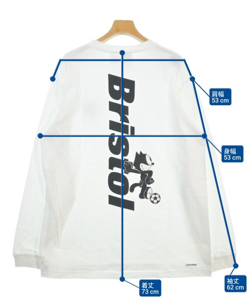 F.C.R.B（エフシーアールビー）Tシャツ・カットソー 白 サイズ:L メンズ/2200679905431