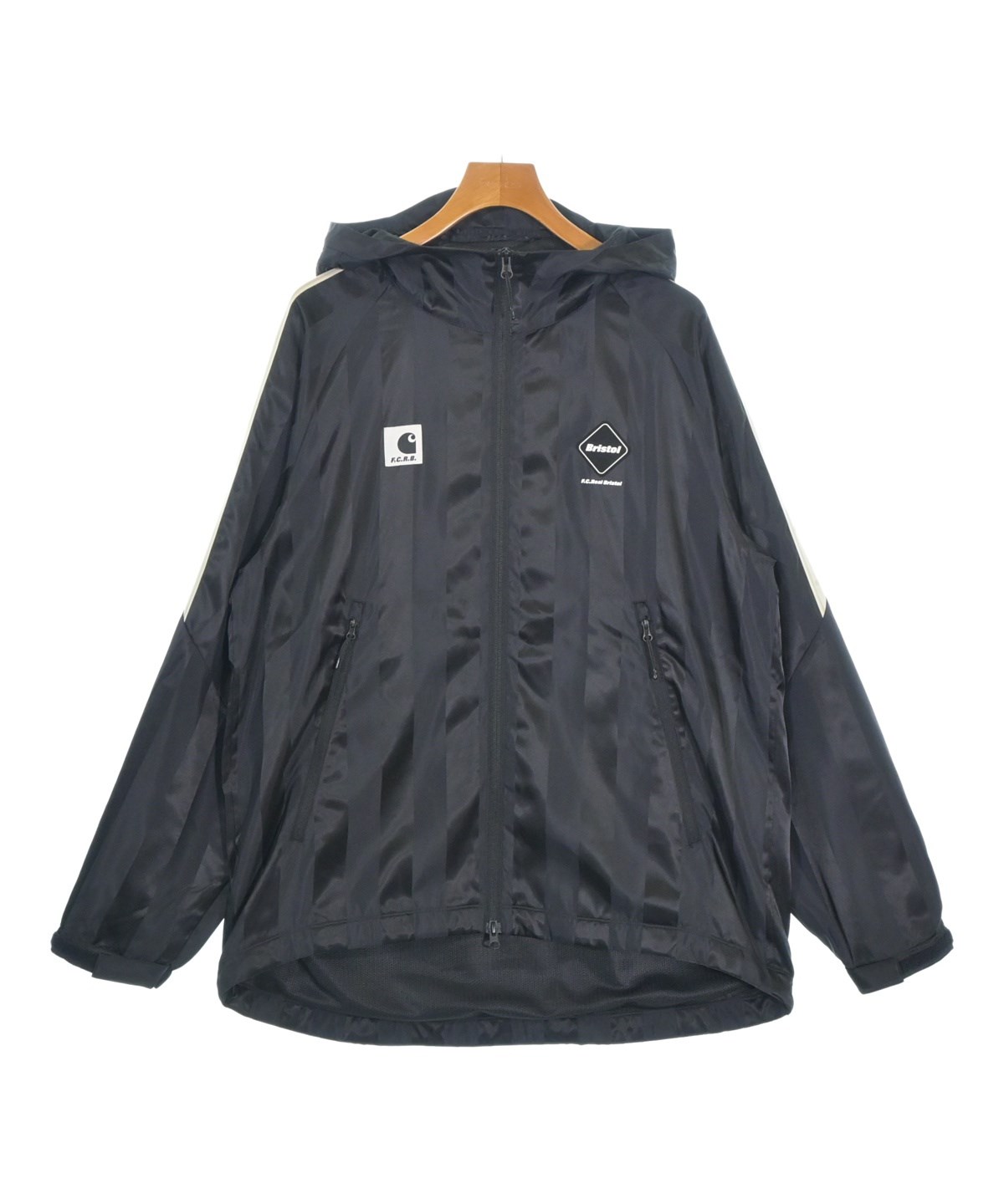F.C.R.B. エフシーアールビー 22AW フーディー ナイロンジャケット F.C.R.B（エフシーアールビー）その他 黒 サイズ:L メンズ