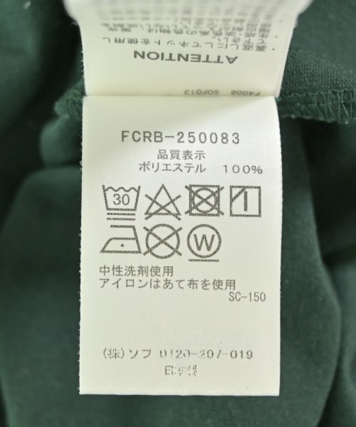 F.C.R.B（エフシーアールビー）Tシャツ・カットソー 緑 サイズ:XL メンズ/2200698487154