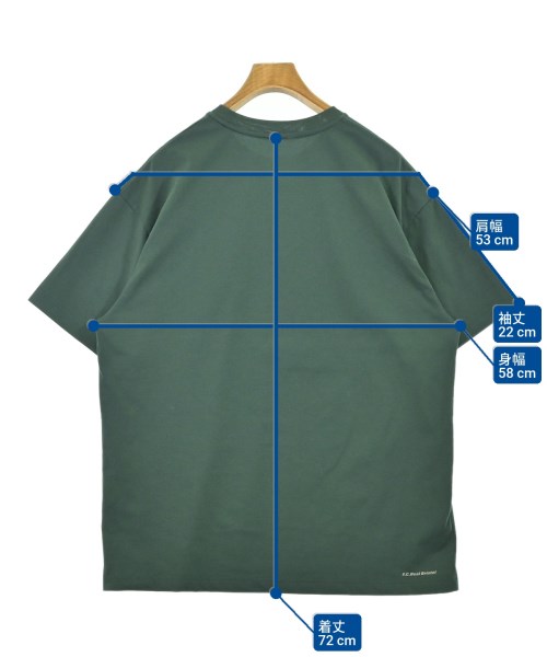 F.C.R.B（エフシーアールビー）Tシャツ・カットソー 緑 サイズ:XL メンズ/2200698487154