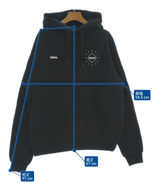 F.C.R.B（エフシーアールビー）パーカー 黒 サイズ:S メンズ/2200655329015