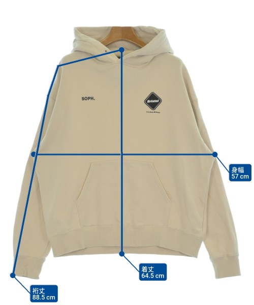 F.C.R.B（エフシーアールビー）パーカー 白 サイズ:M メンズ/2200650118034