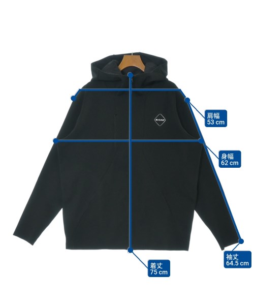 F.C.R.B（エフシーアールビー）パーカー 黒 サイズ:XXL メンズ/2200661653043