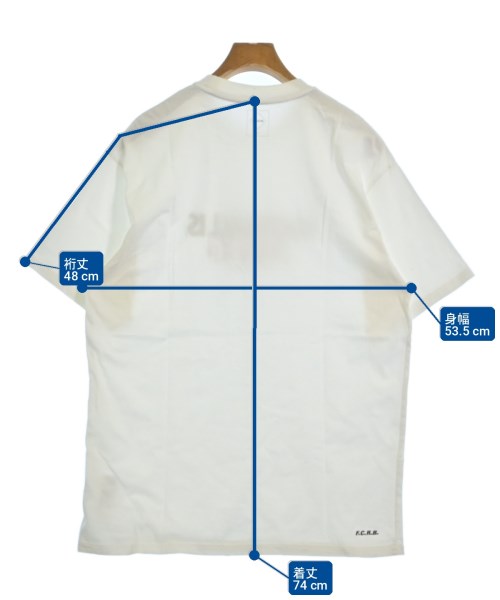 F.C.R.B（エフシーアールビー）Tシャツ・カットソー 白 サイズ:L メンズ/2200711205048