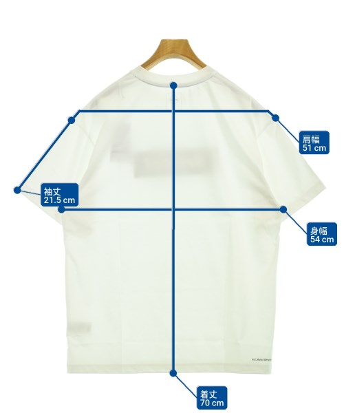 F.C.R.B（エフシーアールビー）Tシャツ・カットソー 白 サイズ:L メンズ/2200714711072