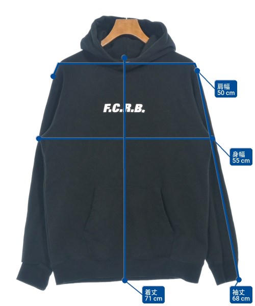 F.C.R.B（エフシーアールビー）パーカー 黒 サイズ:XL メンズ/2200715589021