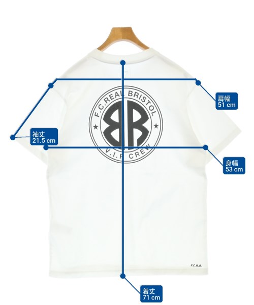 F.C.R.B（エフシーアールビー）Tシャツ・カットソー 白 サイズ:XL メンズ/2200718454043