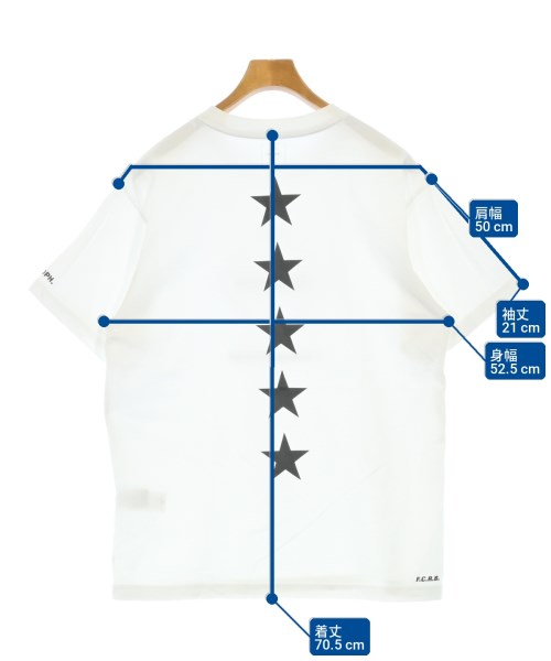 F.C.R.B（エフシーアールビー）Tシャツ・カットソー 白 サイズ:XL メンズ/2200718454111