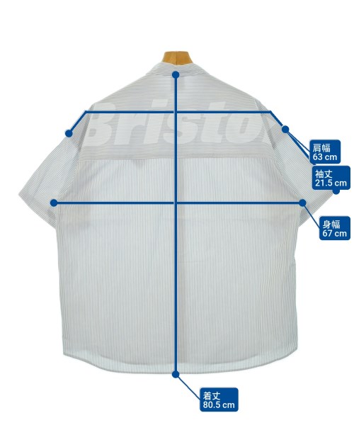 F.C.R.B（エフシーアールビー）カジュアルシャツ グレー サイズ:L メンズ/2200649007066