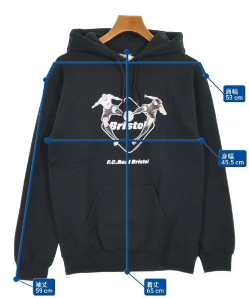 F.C.R.B（エフシーアールビー）パーカー 黒 サイズ:S メンズ/2200704664050