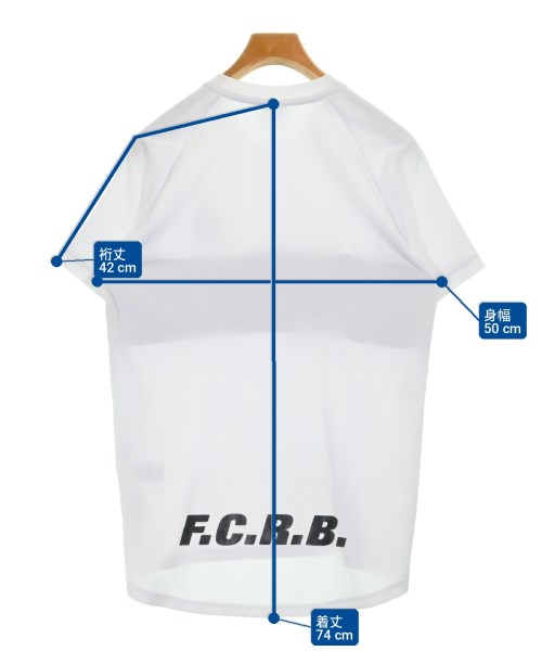 F.C.R.B（エフシーアールビー）Tシャツ・カットソー 白 サイズ:M メンズ/2200704664067