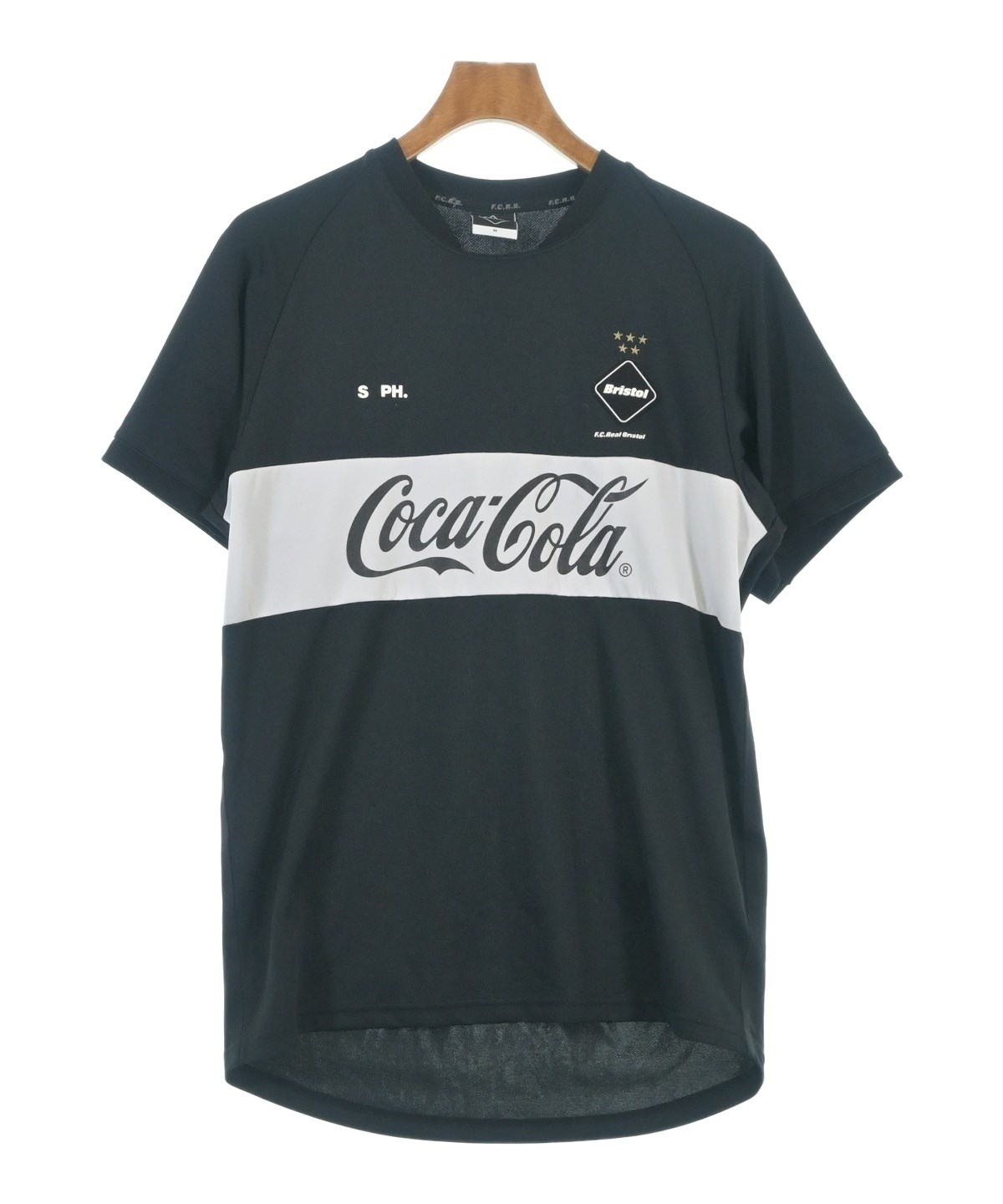 F.C.R.B（エフシーアールビー）Tシャツ・カットソー 黒 サイズ:M
