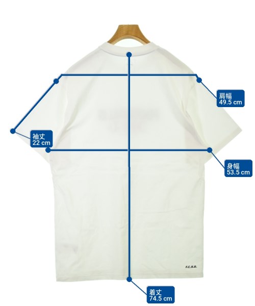 F.C.R.B（エフシーアールビー）Tシャツ・カットソー 白 サイズ:L メンズ/2200710069061