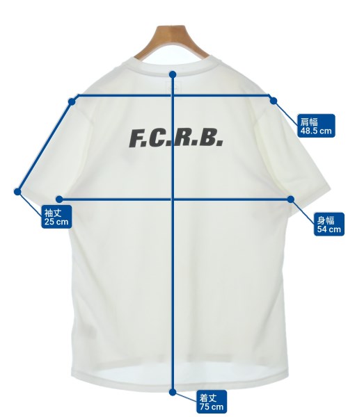 F.C.R.B（エフシーアールビー）Tシャツ・カットソー 白 サイズ:XL メンズ/2200664188085