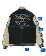 F.C.R.B（エフシーアールビー）スタジャン 黒 サイズ:L メンズ/2200665378010