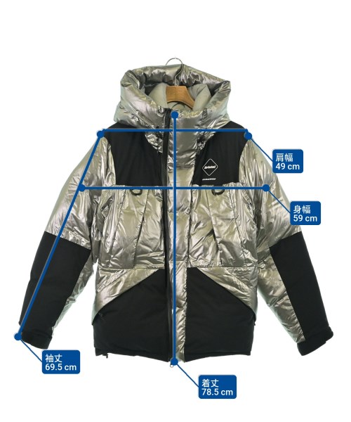 F.C.R.B（エフシーアールビー）ダウンジャケット/ダウンベスト シルバー サイズ:M メンズ/2200666880024